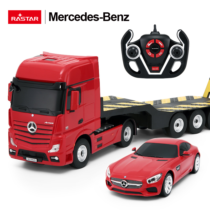 R/C 1:26 Mercedes-Benz Actros with 1/24 scale Car